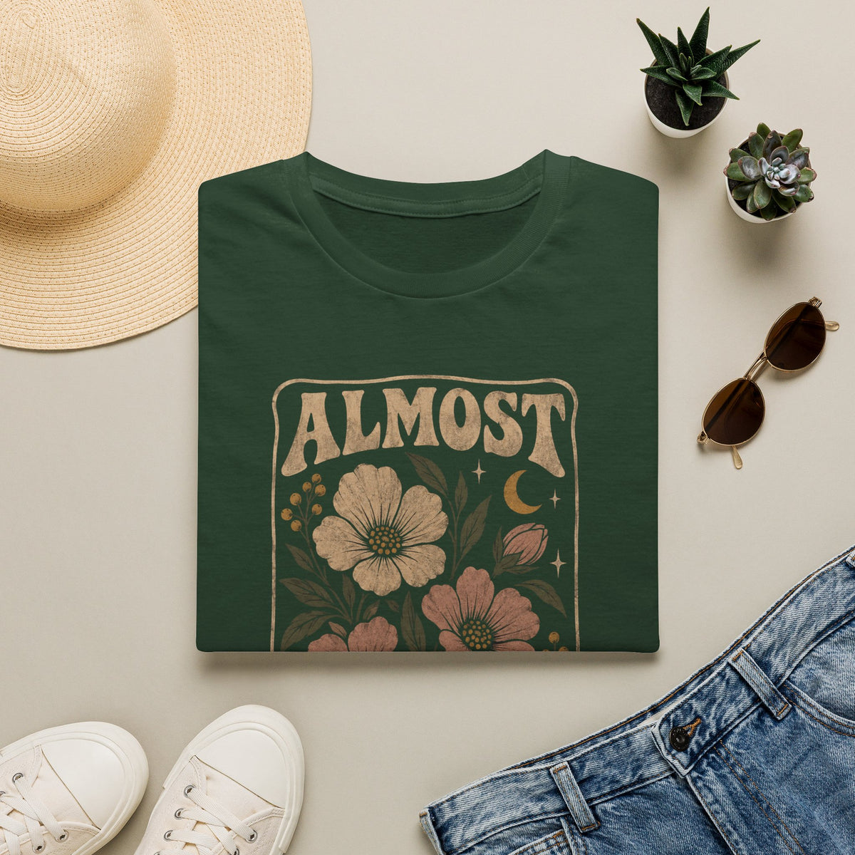 Almost Open T-Shirt TE43