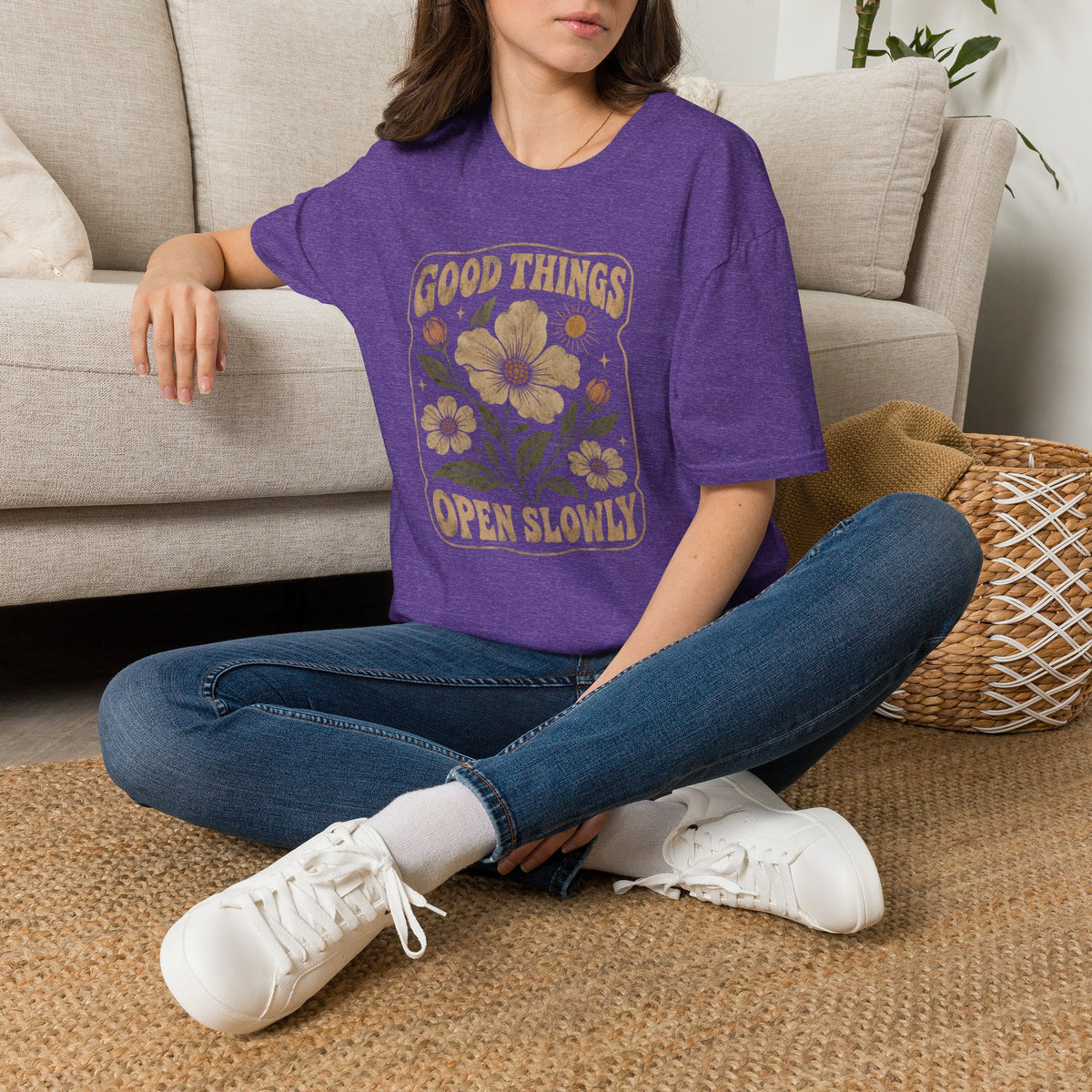 Good Things Open Slowly T-Shirt TE44
