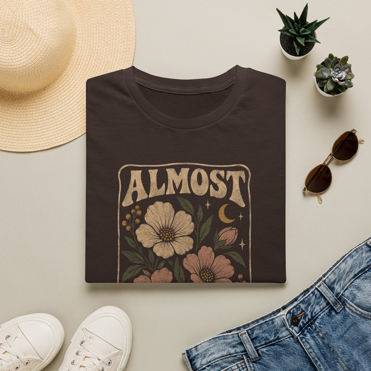 Almost Open T-Shirt TE43