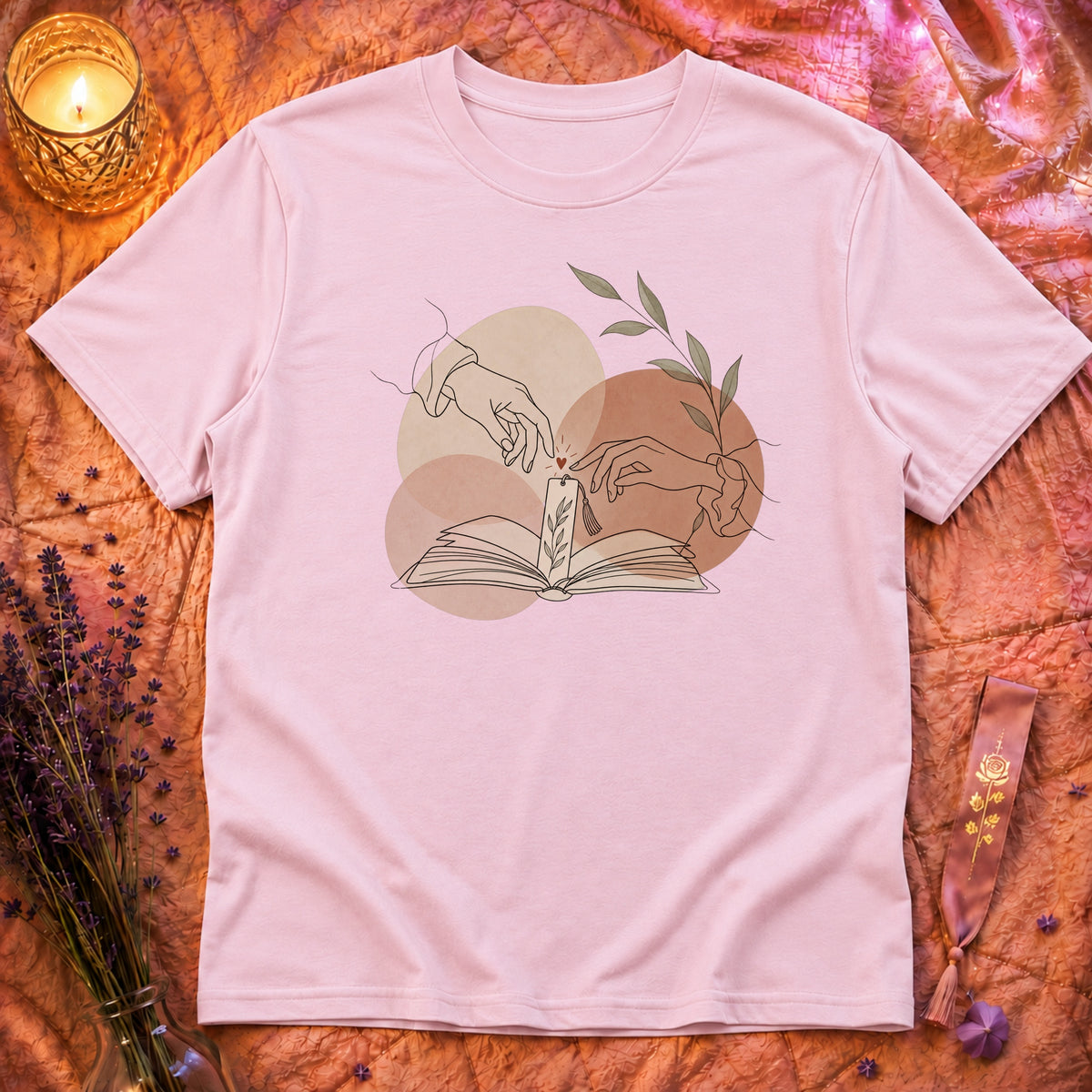 Light Pink Flatlay Mockup