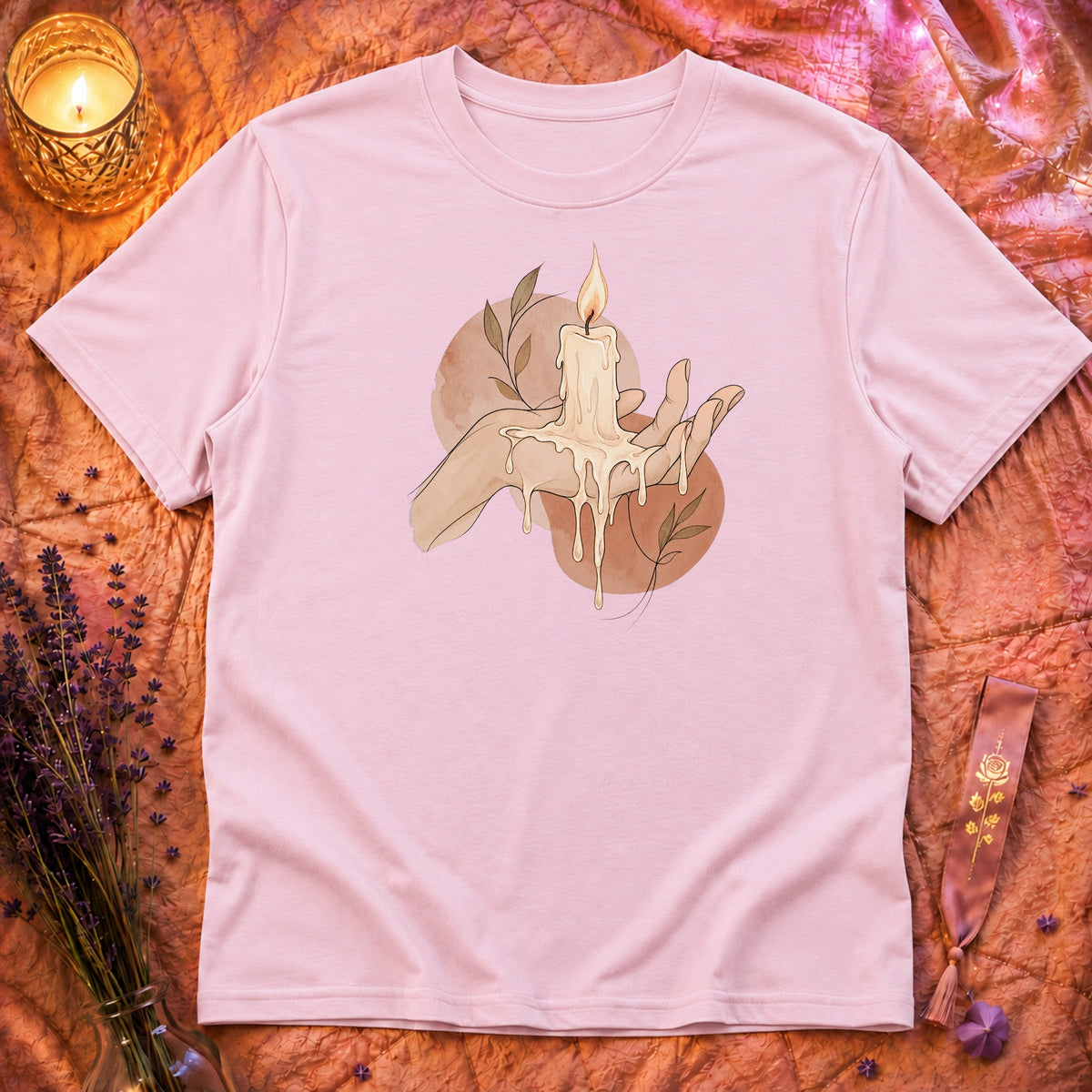 Light Pink Flatlay Mockup