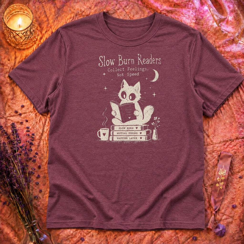 Heather Maroon Flatlay Mockup