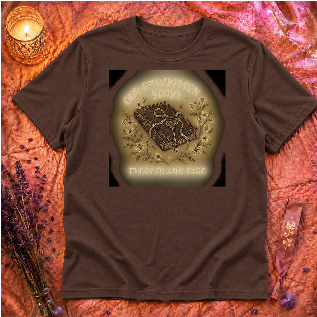 Dark Chocolate Flatlay Mockup