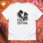 Care Before Confession T-Shirt TG150 - White Flatlay