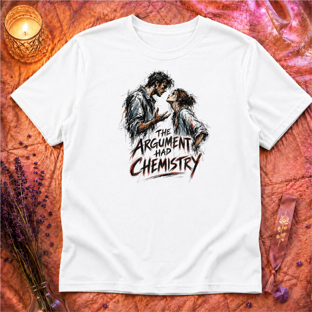 Argument Chemistry T-Shirt TG152 - White Flatlay